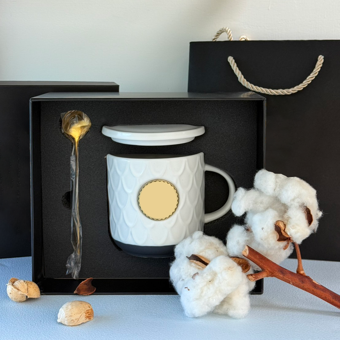 Custom Logo High-End Copper Sheet Mug Gift Box