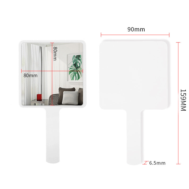 Custom Logo Cute Square Handheld Mirror | Premium Corporate Gifts and Custom Gifts