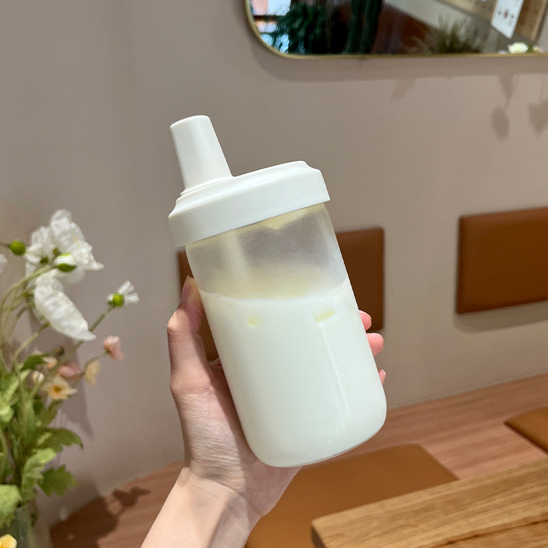 Custom Logo ins-style elephant straw milk tea cup | Premium Corporate Gifts and Custom Gifts