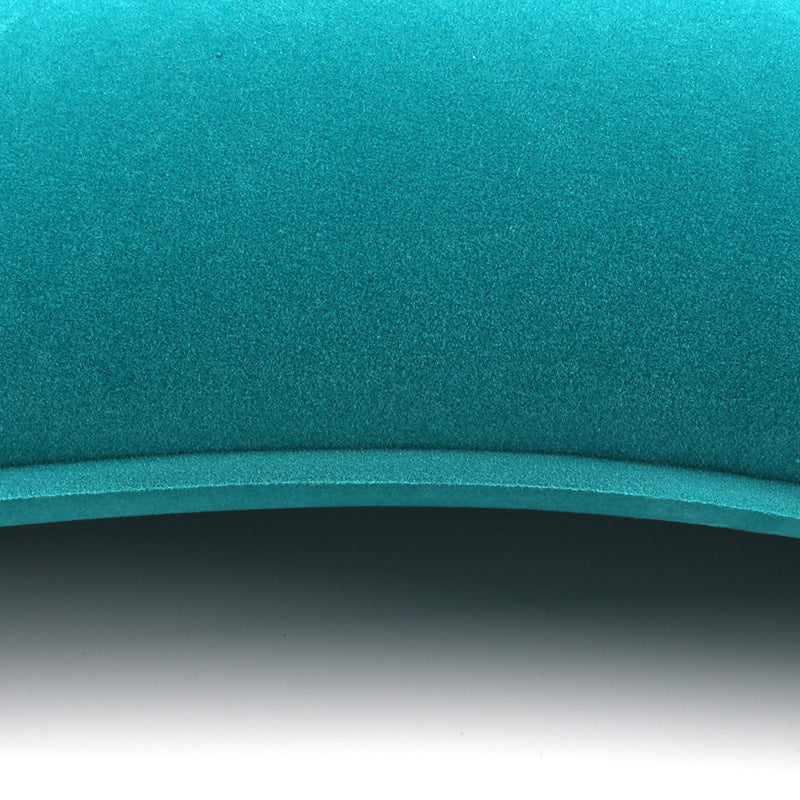 Custom Logo Press-type square inflatable neck pillow (flocked) | Premium Corporate Gifts and Custom Gifts