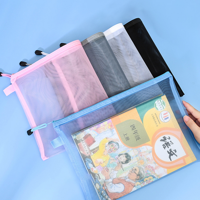 Custom Logo Nylon Mesh Document Bag Storage Bag