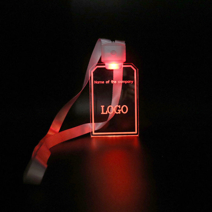 Custom Logo Luminous Badge Identification Card