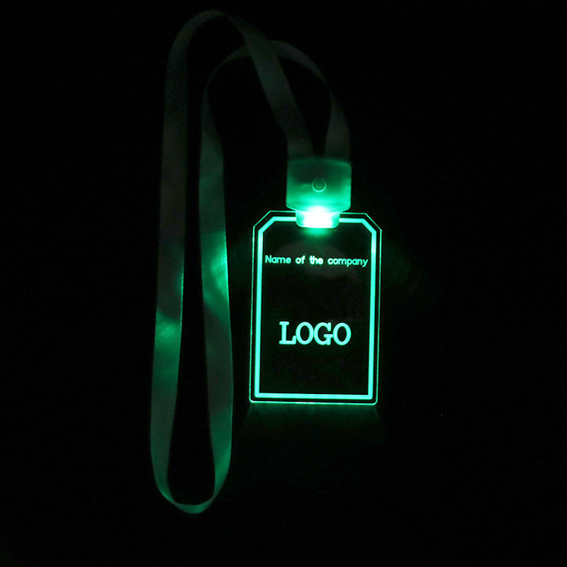 Custom Logo Luminous Badge Identification Card | Premium Corporate Gifts and Custom Gifts