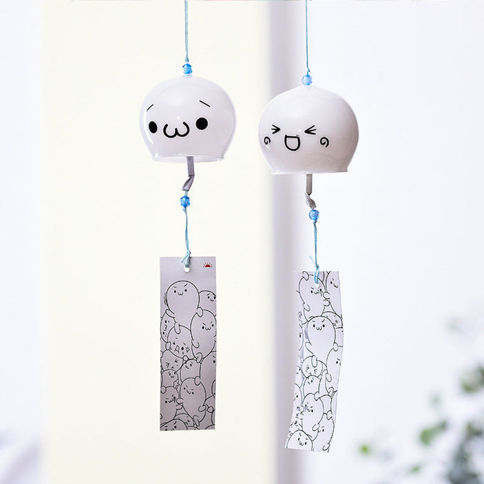 Custom Logo Japanese Glass Small Wind Chime Charm
