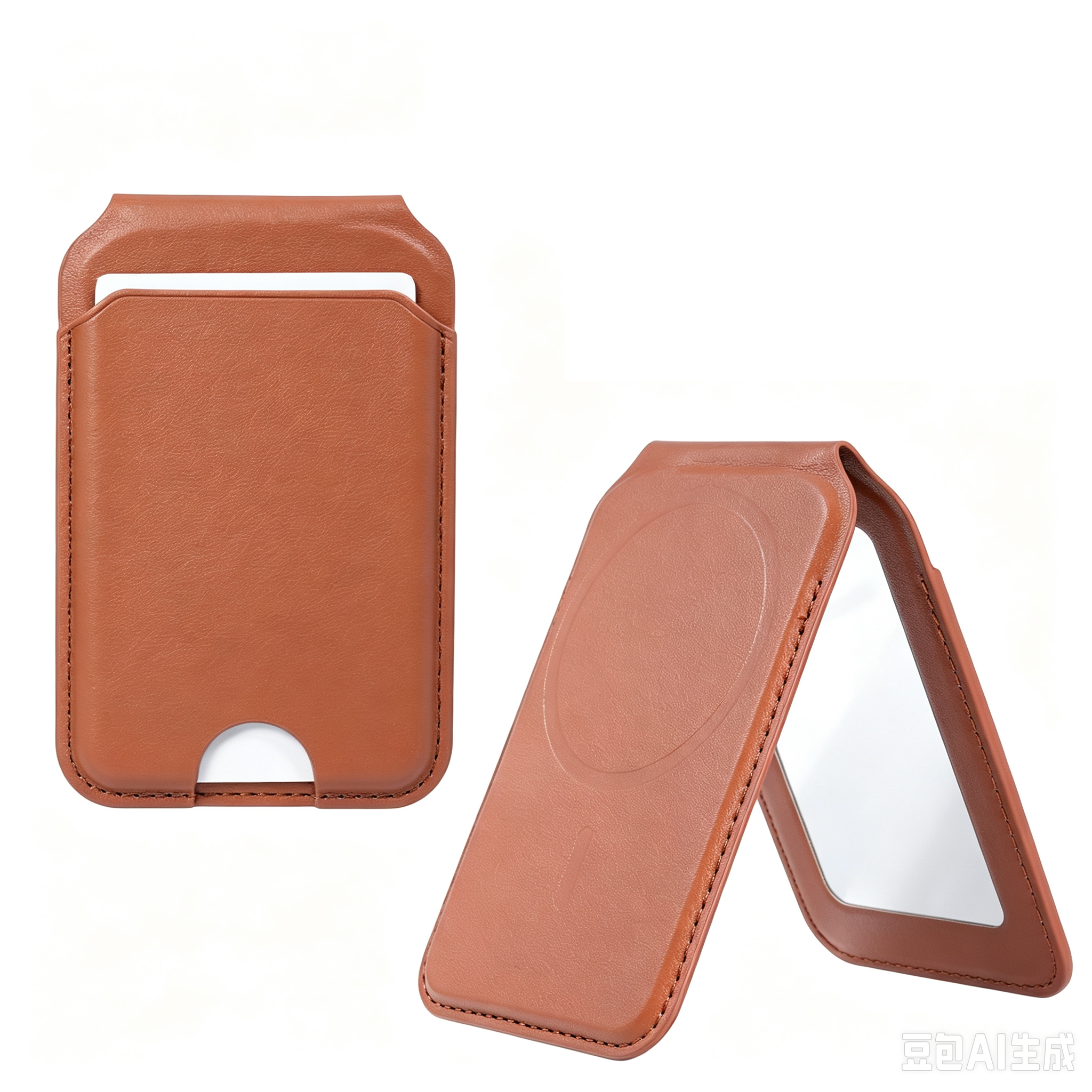 Custom Logo Magnetic Mirror Phone Card Holder Stand | Premium Corporate Gifts and Custom Gifts