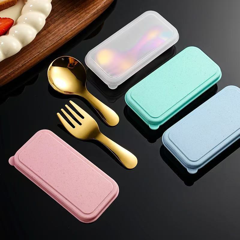 Custom Logo Mini Eco-Friendly Cutlery Set (2-Piece Set) | Premium Corporate Gifts and Custom Gifts