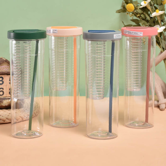 Custom Logo Creative Compartment Straw Cup