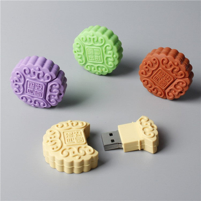 Custom Logo Mooncake Flash Drive