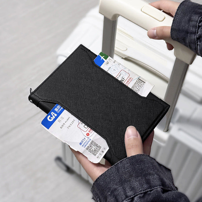 Custom Logo Multi-Function Magnetic Passport Wallet