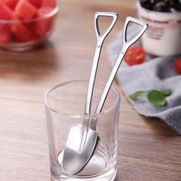 Custom Logo Shovel-Shaped Dessert Spoon