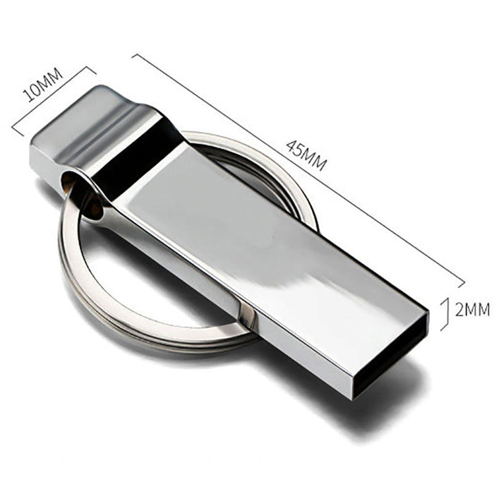 Custom Logo Metal Glossy Flash Drive