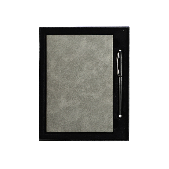 Custom Logo Leather Business Notebook Set