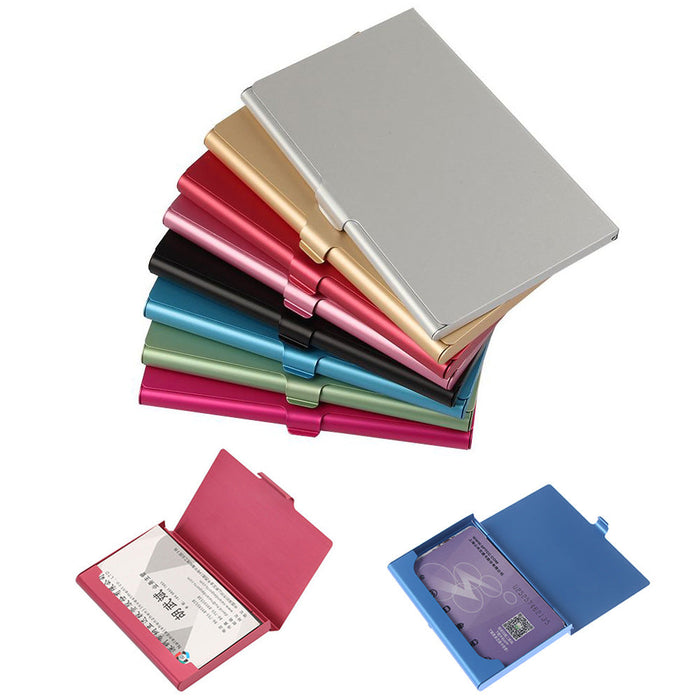 Custom Logo Metal Matte Fashion Business Card Holder