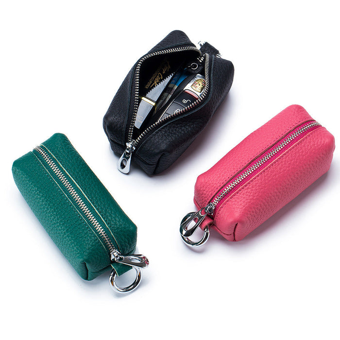 Custom Logo Lychee Leather Coin Purse