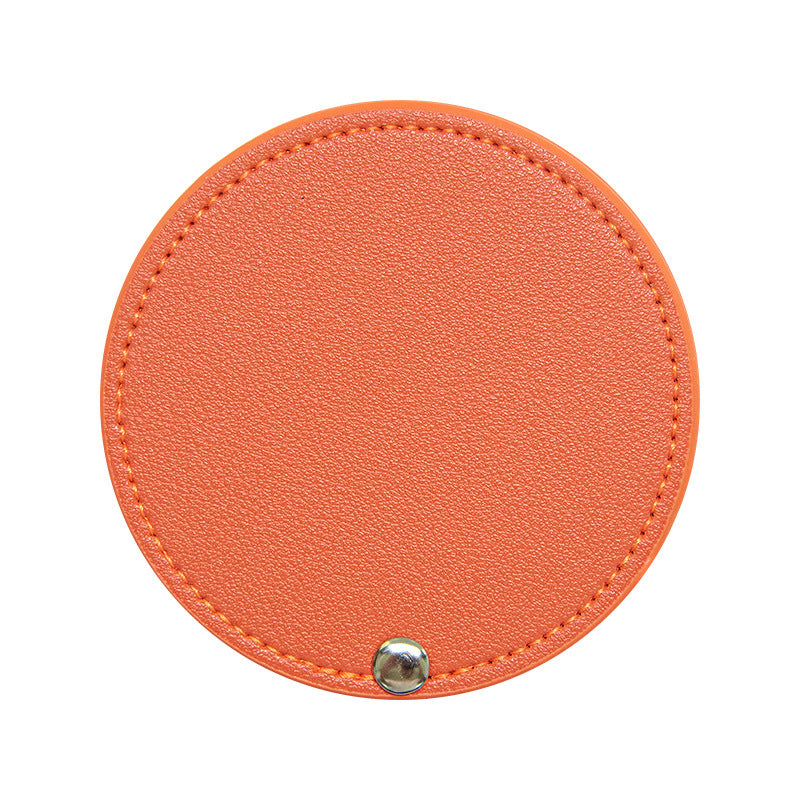 Custom Logo PU Fashionable Portable Makeup Mirror | Premium Corporate Gifts and Custom Gifts