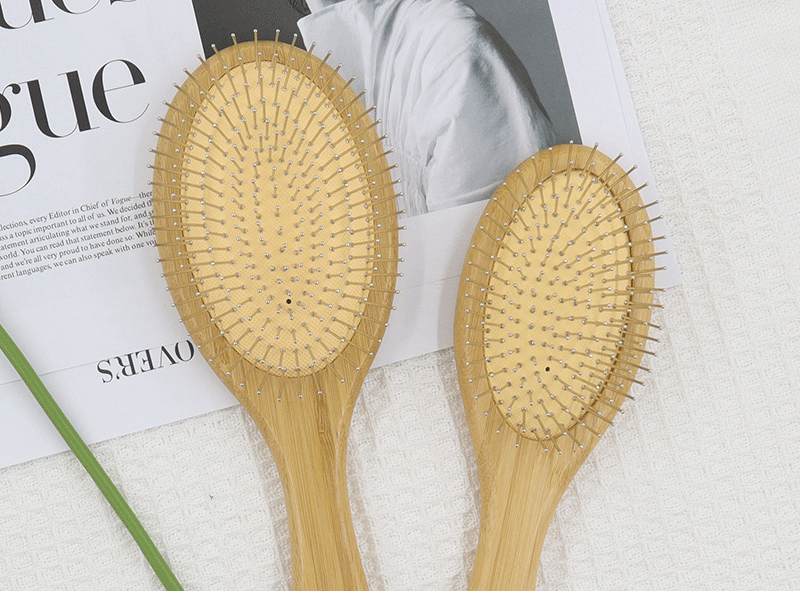 Custom Logo Wood Grain Airbag Massage Steel Comb | Premium Corporate Gifts and Custom Gifts