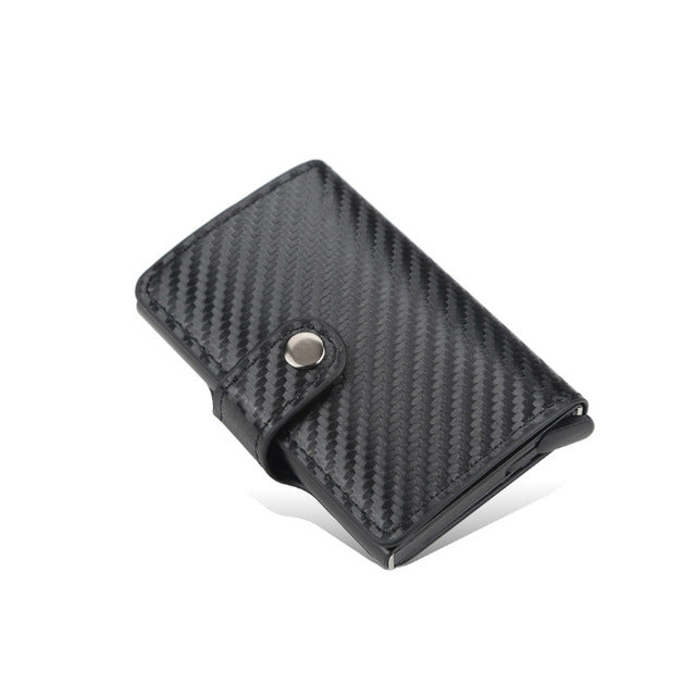 Custom Logo Plaid Anti-Magnetic Card Case