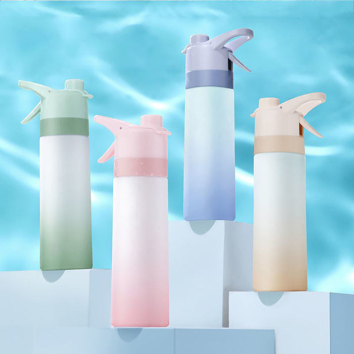 Custom Logo Gradient Sports Portable Water Bottle