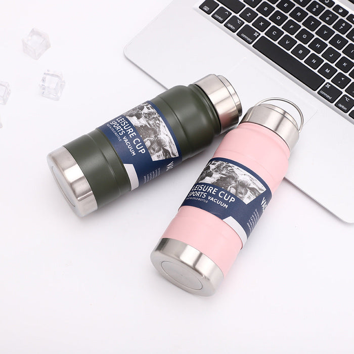 Custom Logo Large Capacity Sports Portable Thermos Mug