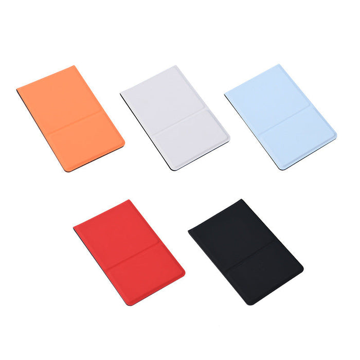 Custom Logo PU Leather Thin Folding Mirror
