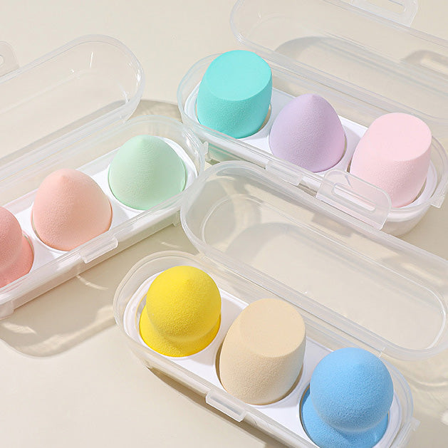 Custom Logo Beauty Egg Storage Set (3 Pieces)