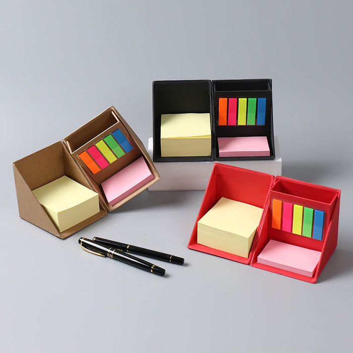 Custom Logo Office Post-it Note Pen Holder
