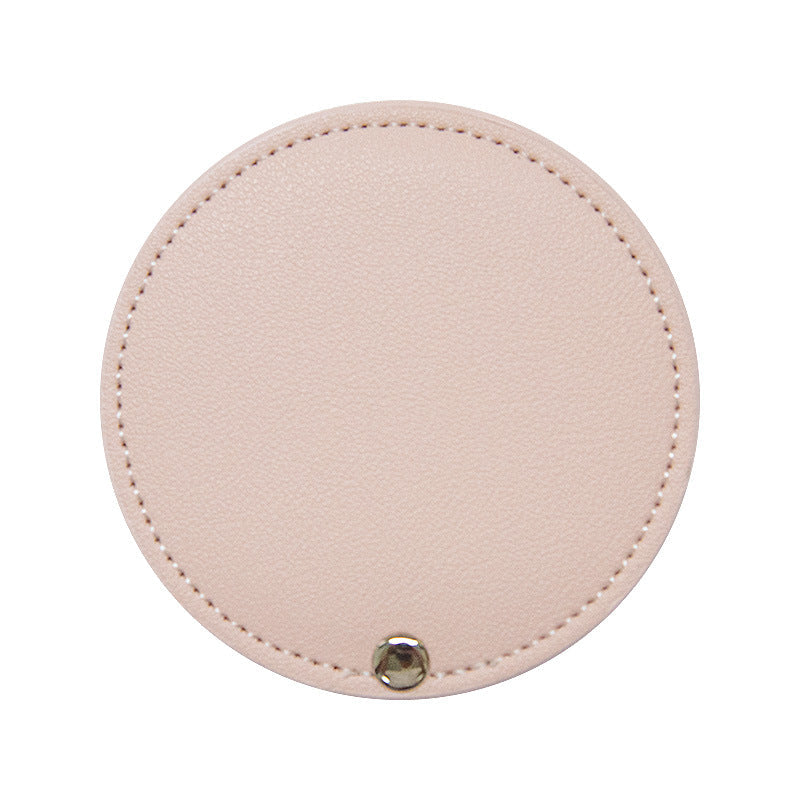 Custom Logo PU Fashionable Portable Makeup Mirror | Premium Corporate Gifts and Custom Gifts