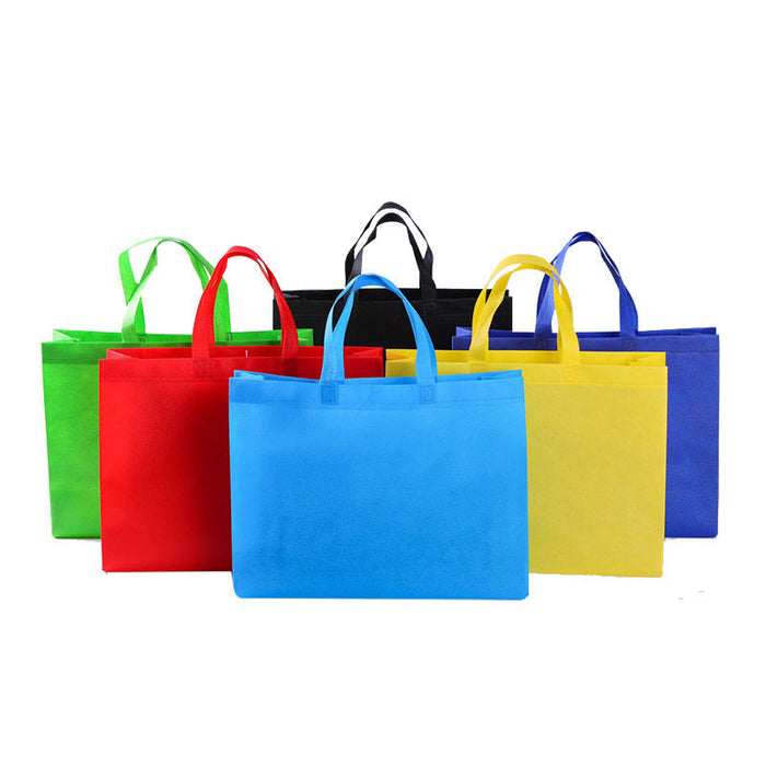 Custom Logo Non-Woven Shopping Bag (With Bottom and Side)