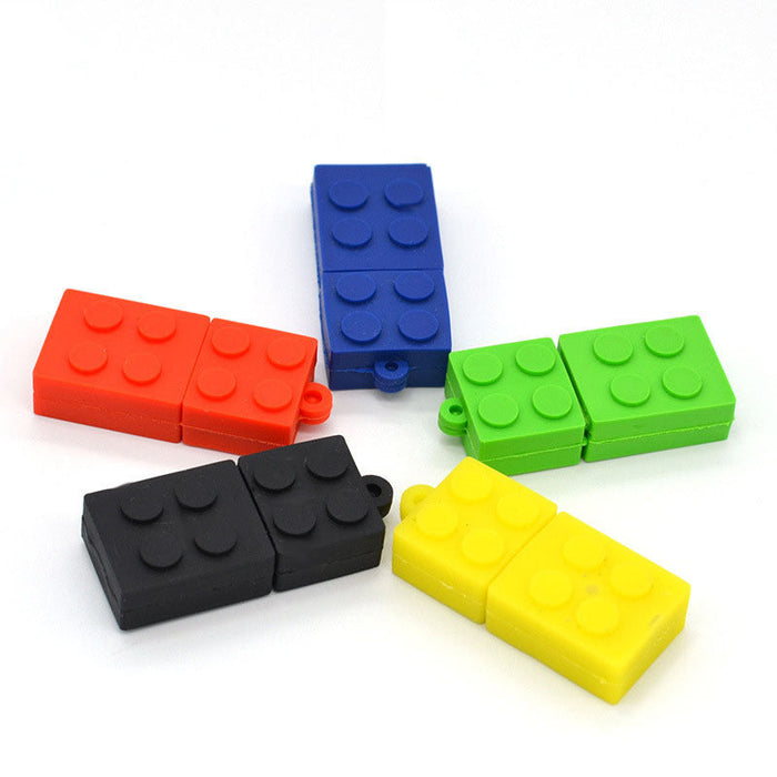 Custom Logo Brick-Shaped Flash Drive