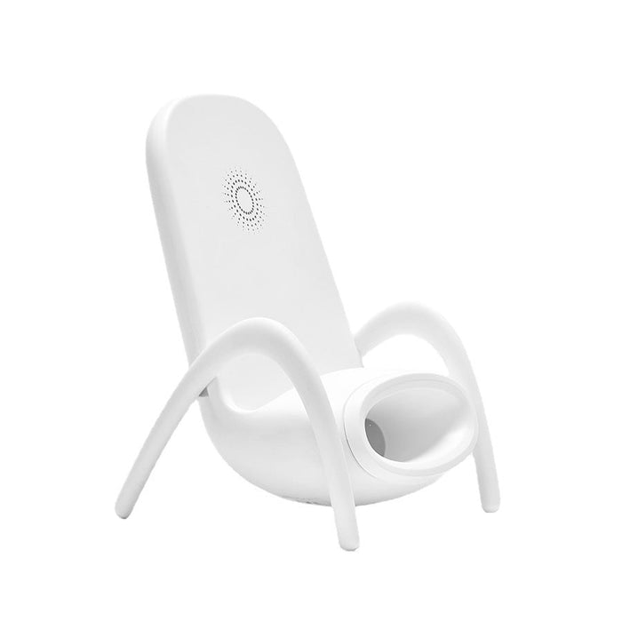 Custom Logo Chair-Shaped Wireless Charging Amplifier Seat