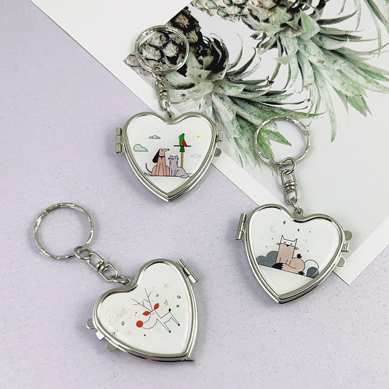 Custom Logo Metal Mirror Keychain | Premium Corporate Gifts and Custom Gifts