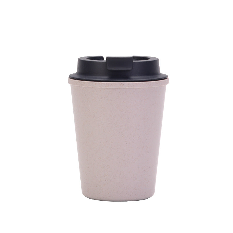 Custom Logo Eco-friendly Wheat Double Double-Layer Coffee Eco-friendly Cup | Premium Corporate Gifts and Custom Gifts