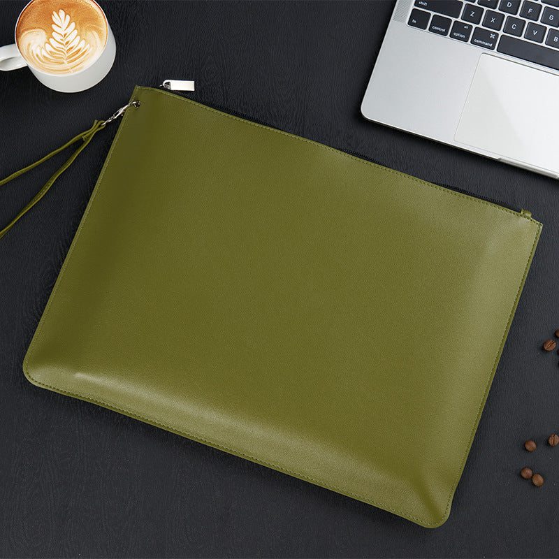 Custom Logo vintage leather tie document bag | Premium Corporate Gifts and Custom Gifts