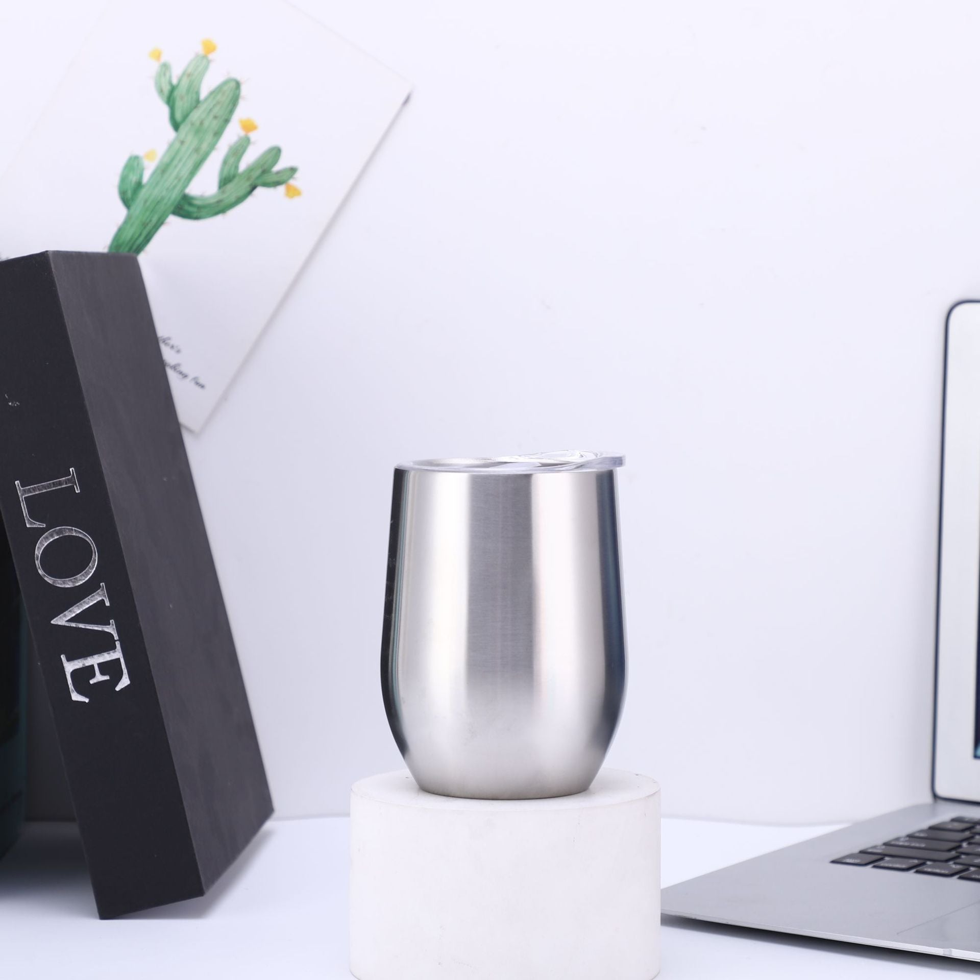 Custom Logo Curved metal eco-friendly cup | Premium Corporate Gifts and Custom Gifts