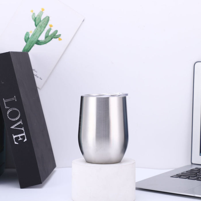 Custom Logo Curved Metal Eco-Friendly Cup