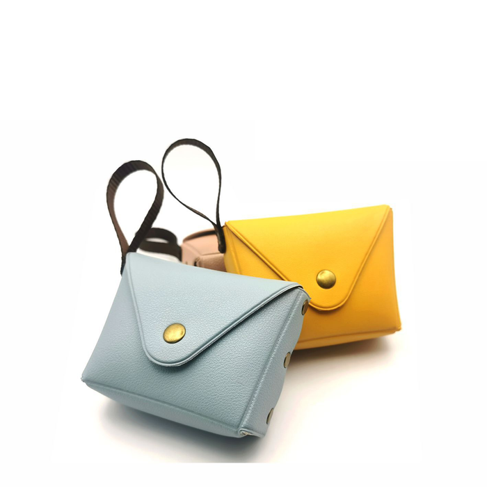 Custom Logo Macaron Leather Coin Purse