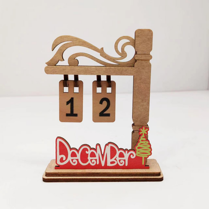 Custom Logo Wooden Perpetual Calendar