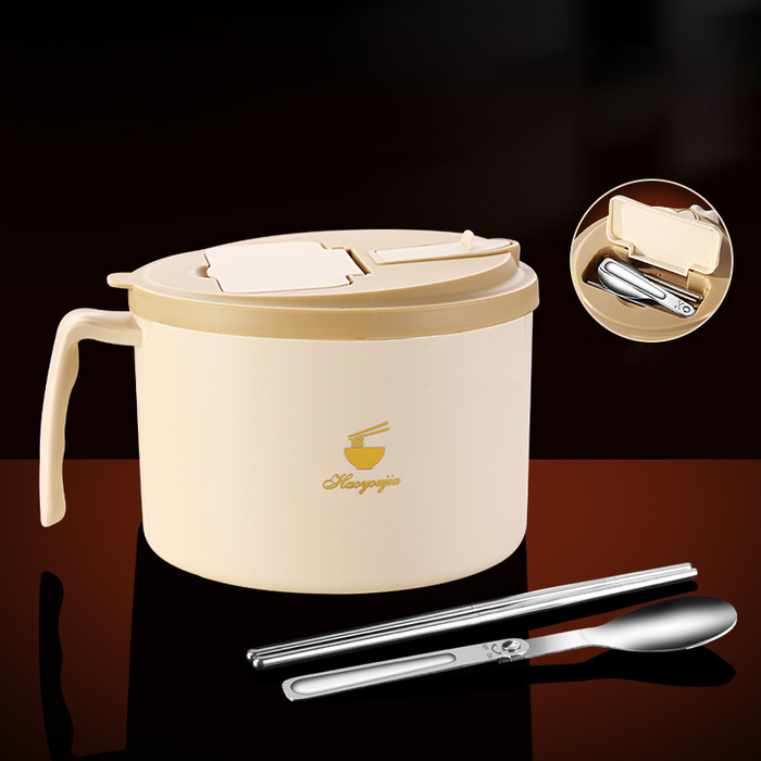 Custom Logo Large Capacity Instant Noodle Bowl