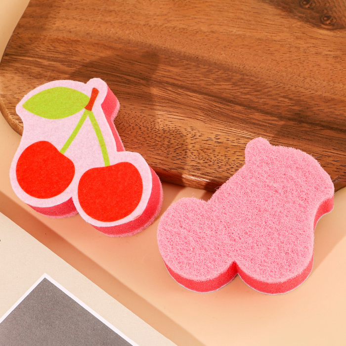 Custom Logo Shaped Dish Scrubber