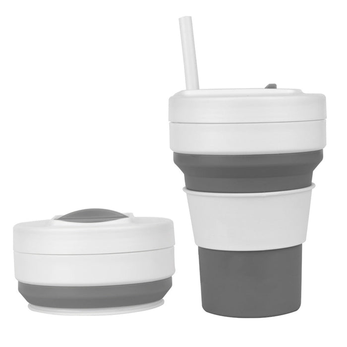 Custom Logo Silicone Folding Water Cup