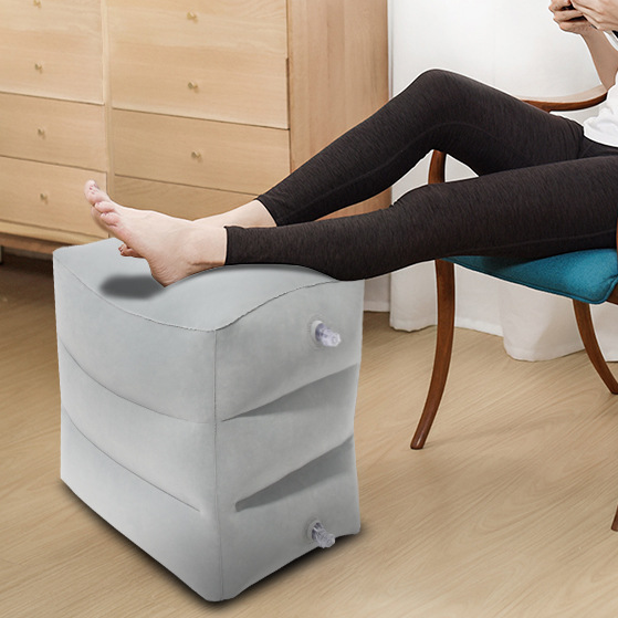 Custom Logo Long-Distance Travel Inflatable Footrest