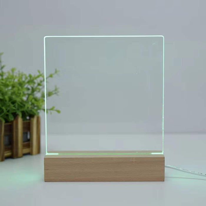 Custom Logo Acrylic Night Light Message Board