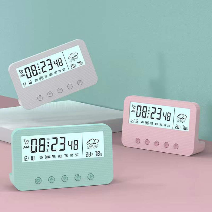Custom Logo Smart LCD Electronic Clock