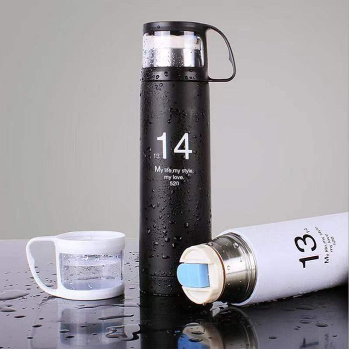 Custom Logo Stainless Steel Vacuum Insulated Cup with Cup
