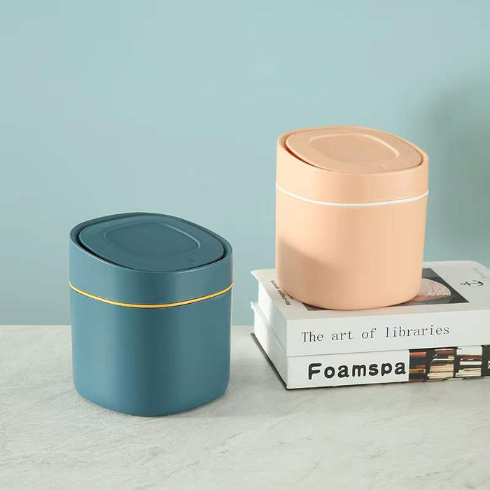 Custom Logo Elegant Mini Desk Bin
