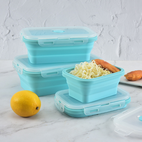 Custom Logo Folding and Storing Eco-Friendly Bento Boxes