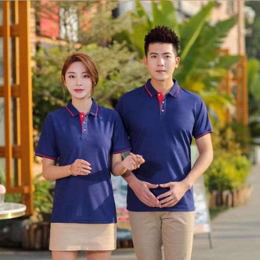 Custom Logo Short-Sleeved POLO Shirt Group Uniform