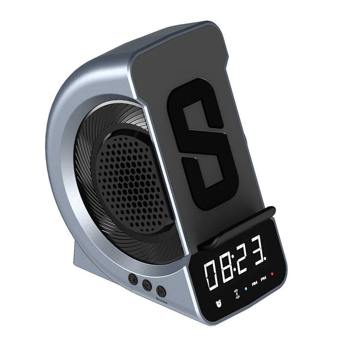 Custom Logo Wireless 3-in-1 Clock Bluetooth Speaker