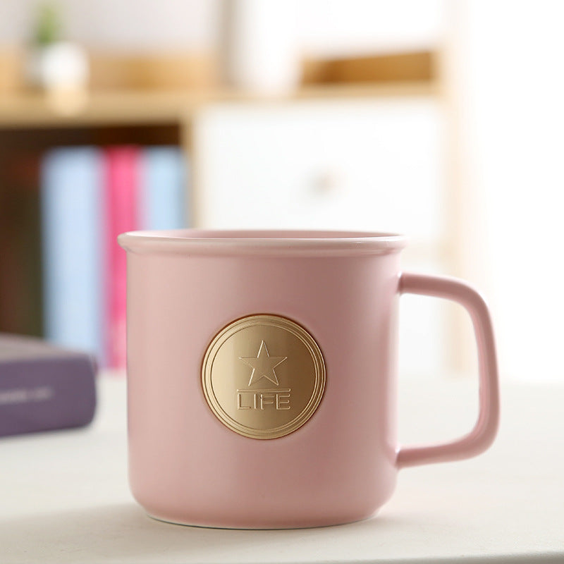 Custom Logo Copper Sheet Color Glazed Mug | Premium Corporate Gifts and Custom Gifts