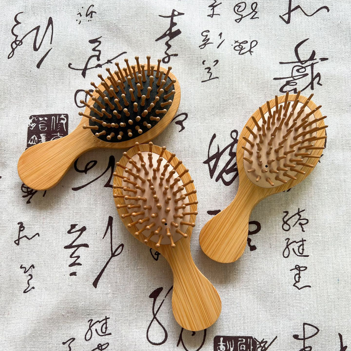 Custom Logo Wooden Air Cushion Comb